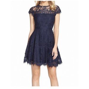 BB Dakota Rhianna Lace Fit & Flare Cocktail Dress